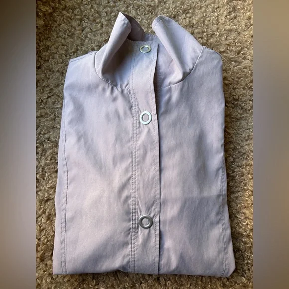 ASOS: Soft Lavender Lightweight Jacket (Fits Oversized) - Picture 8 of 8